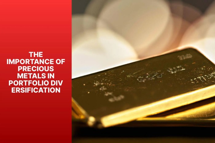 Precious metals portfolio diversification